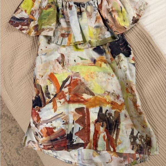 Harvey Faircloth Abstract Print Women’s Blouse - Picture 2 of 4